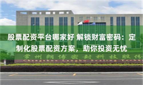股票配资平台哪家好 解锁财富密码：定制化股票配资方案，助你投资无忧