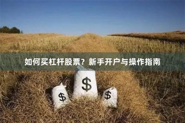 如何买杠杆股票？新手开户与操作指南